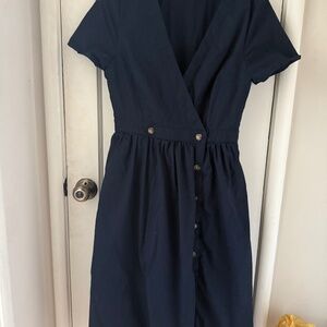 J Crew Mock Wrap Dress